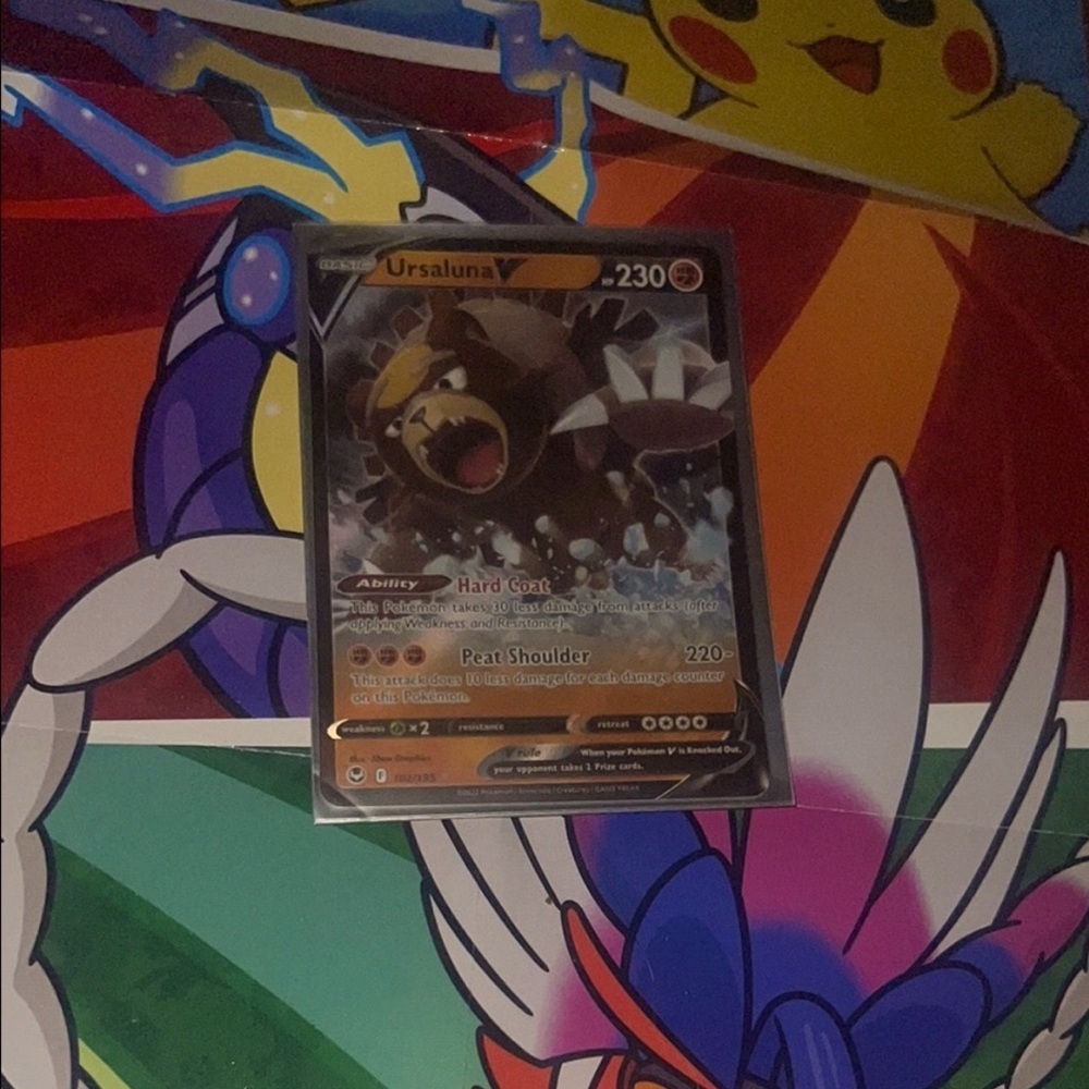 Ursaluna V Silver Tempest Pokémon Card